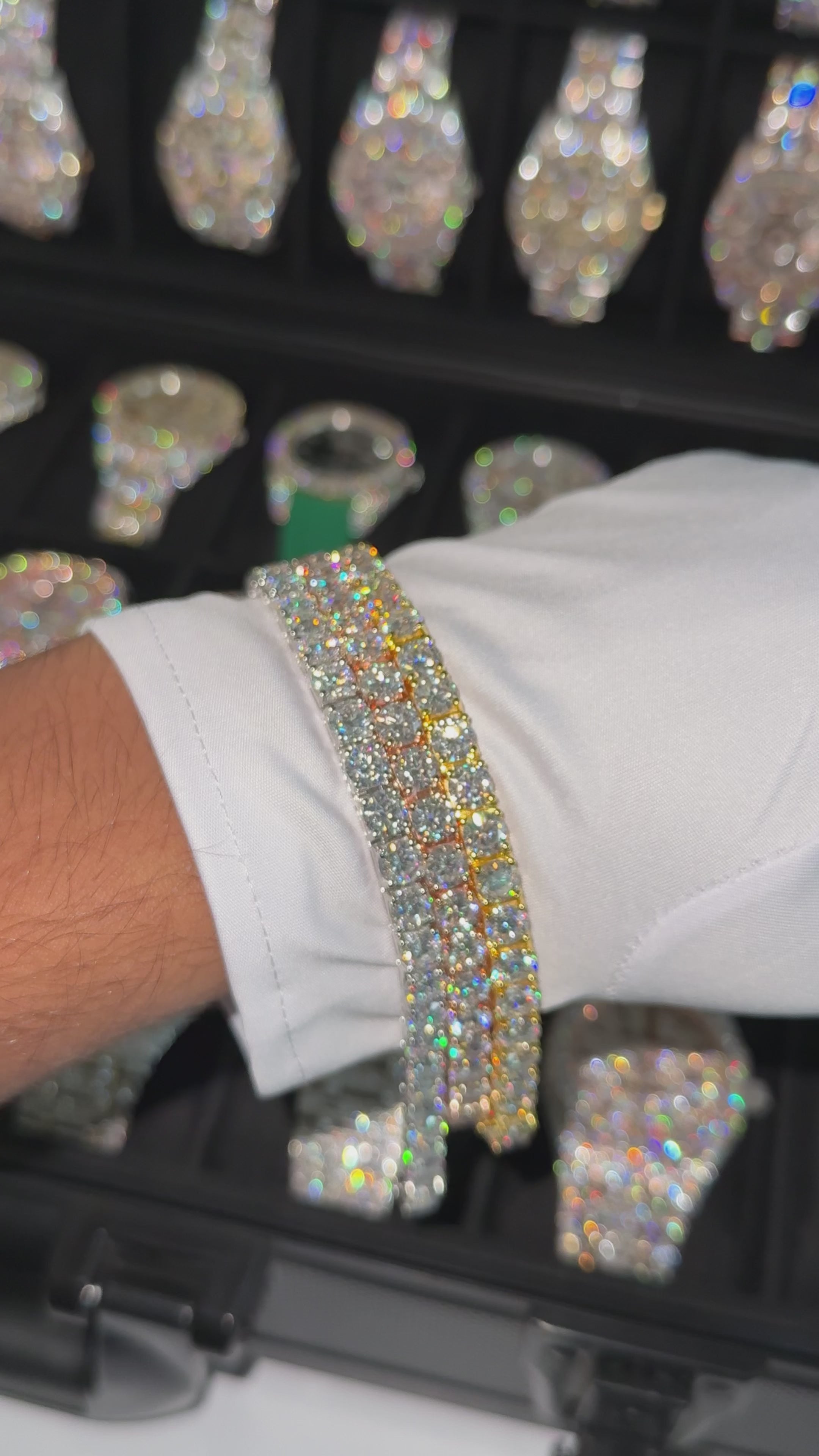 VVS Moissanite Tennis Bracelets