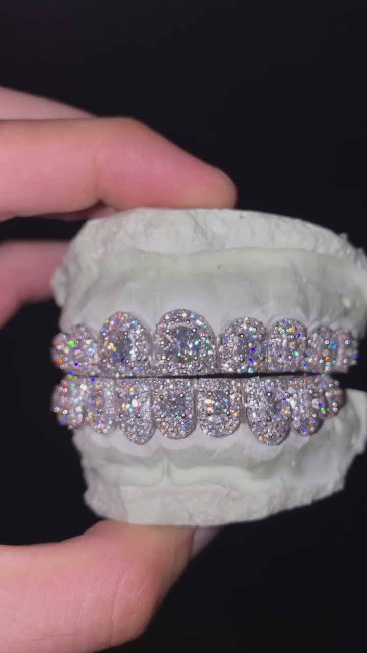 VVS Moissanite Diamond Grillz Big Pointer Stone